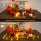 3D Fall Pumpkin String Lights - 12.8ft 403D Pumpkin String Lights – 12.8FT 40 LED Battery-Operated Fall Lights with Remote, 8 Modes, Timer & Dimming, Waterproof Autumn Decorations for Indoor/Outdoor Halloween, Harvest & Thanksgivin LED (Tiny Pumpkin)